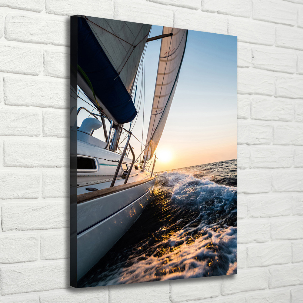 Tablou canvas Yacht pe mare