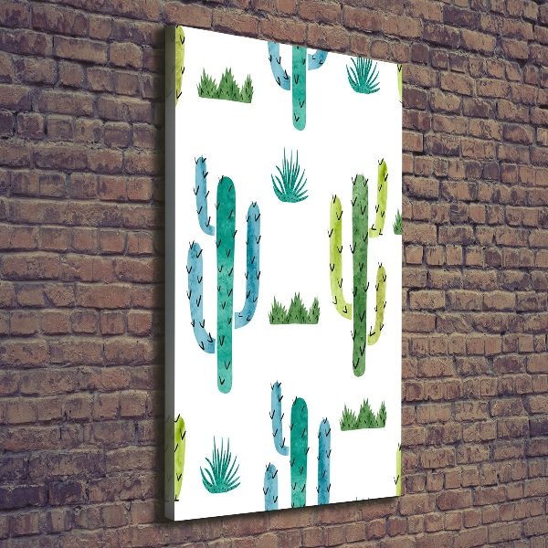 Print pe canvas cactuși