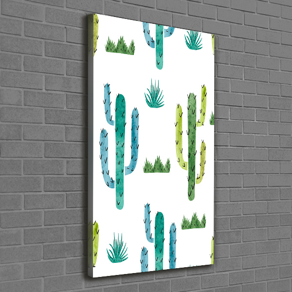 Print pe canvas cactuși