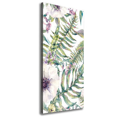 Tablou pe pânză canvas frunze tropicale