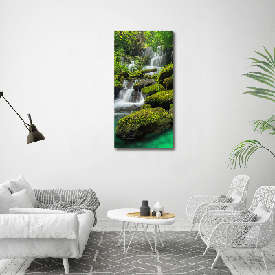 Imprimare tablou canvas Cascada din junglă