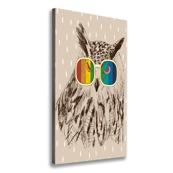 Tablou canvas Owls ochelari