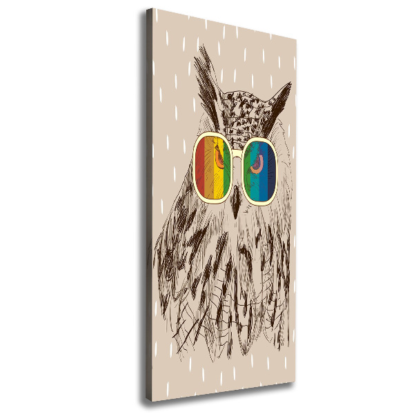 Tablou canvas Owls ochelari