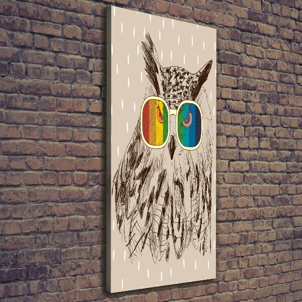 Tablou canvas Owls ochelari