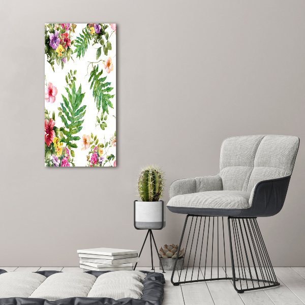 Tablou canvas flori tropicale