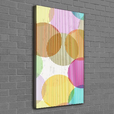 Tablou pe pânză canvas cercuri colorate