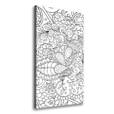 Tablou pe pânză zentangle fundal