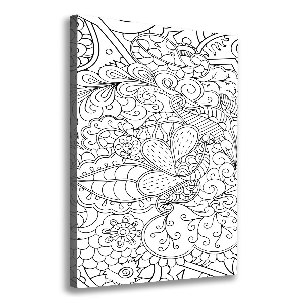 Tablou pe pânză zentangle fundal