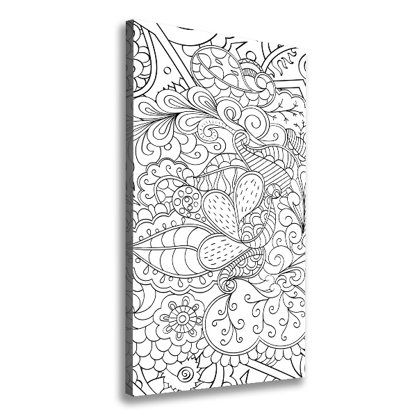 Tablou pe pânză zentangle fundal