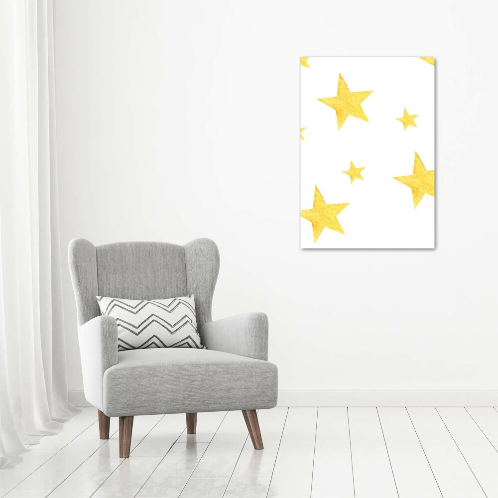 Tablou pe pânză canvas stele galbene