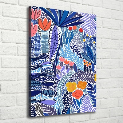 Tablou pe pânză canvas flori tropicale