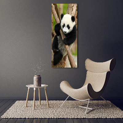 Tablou canvas Panda într-un copac