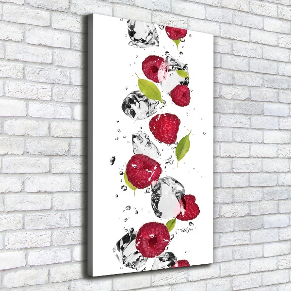 Imprimare tablou canvas Zmeură și apă