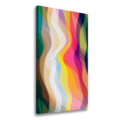 Pictură pe pânză valuri abstracte