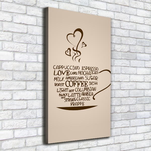 Pictură pe pânză ceașcă de cafea