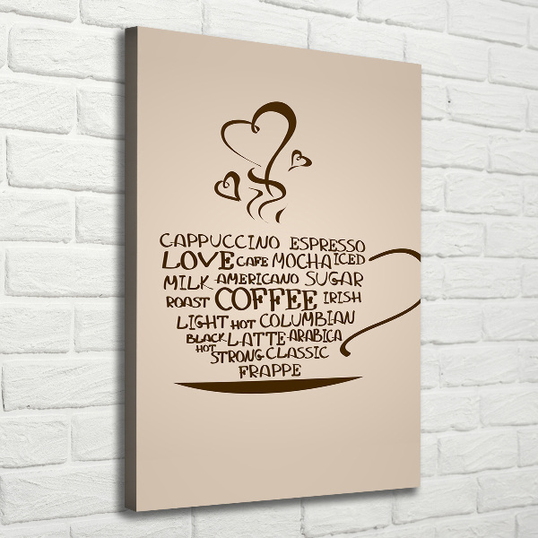 Pictură pe pânză ceașcă de cafea