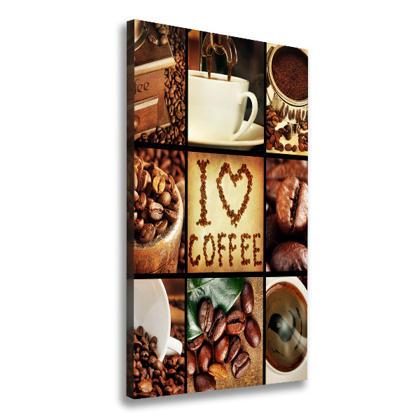 Tablou pe pânză canvas colaj de cafea