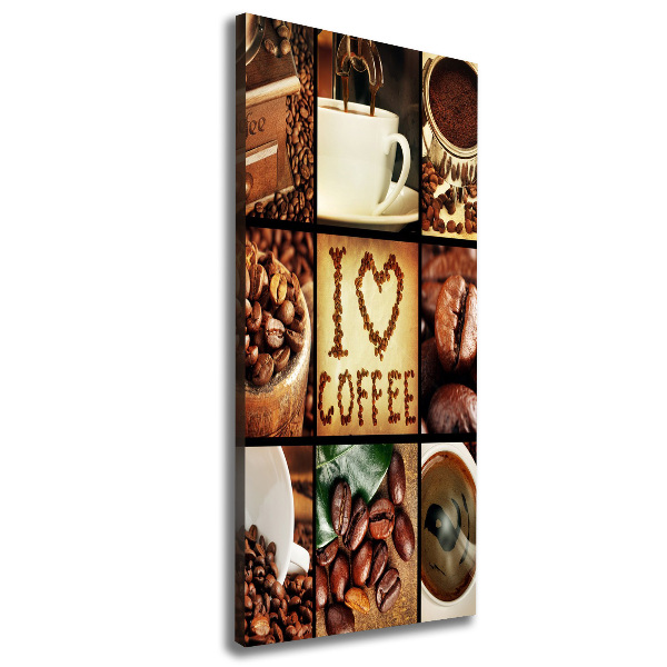Tablou pe pânză canvas colaj de cafea