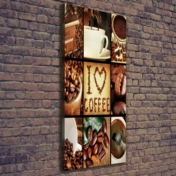 Tablou pe pânză canvas colaj de cafea