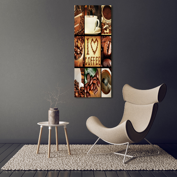 Tablou pe pânză canvas colaj de cafea
