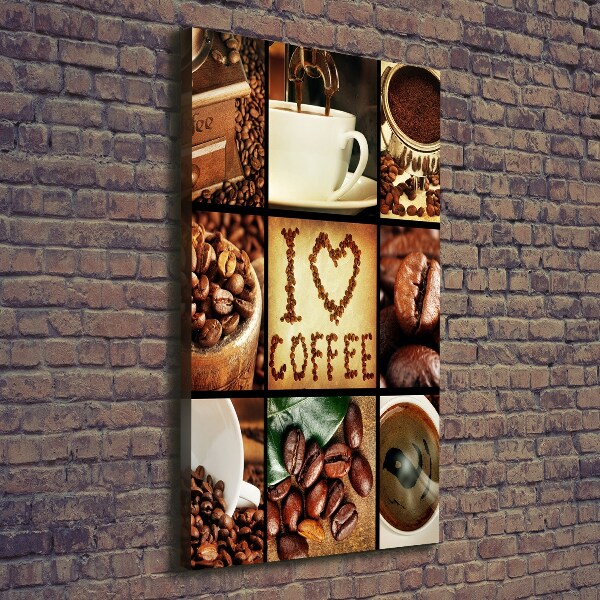 Tablou pe pânză canvas colaj de cafea