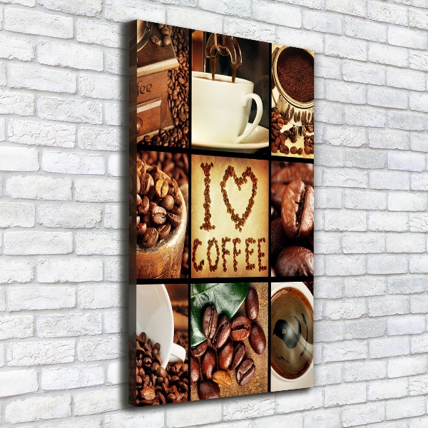Tablou pe pânză canvas colaj de cafea