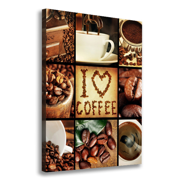 Tablou pe pânză canvas colaj de cafea
