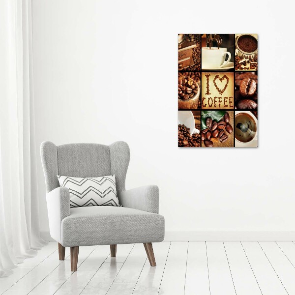 Tablou pe pânză canvas colaj de cafea