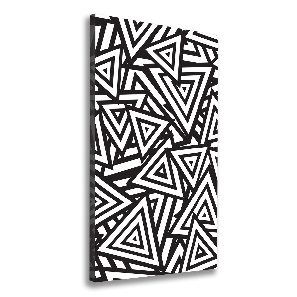 Print pe canvas triunghiuri de fundal