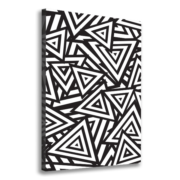 Print pe canvas triunghiuri de fundal