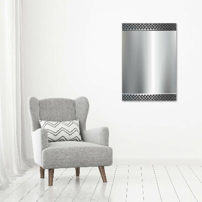 Pictură pe pânză fundal metalic