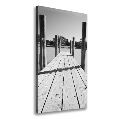 Print pe canvas debarcader din lemn