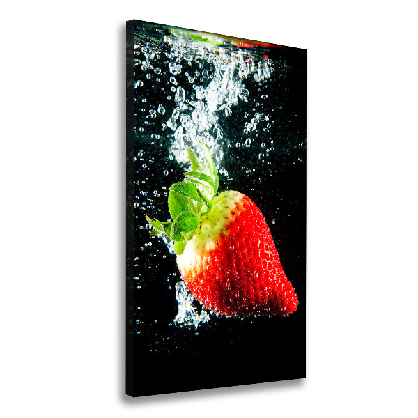 Print pe pânză Strawberry sub apa