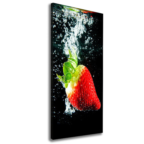 Print pe pânză Strawberry sub apa