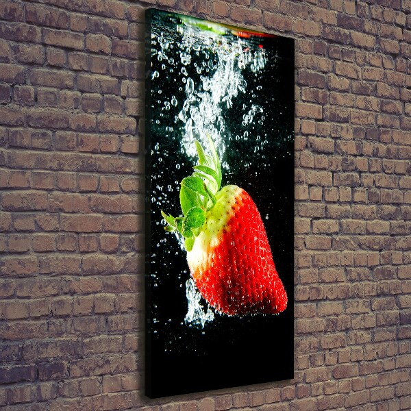 Print pe pânză Strawberry sub apa