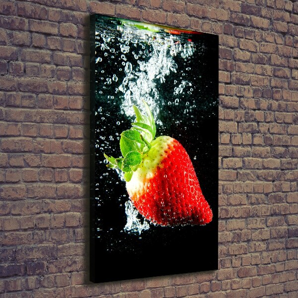 Print pe pânză Strawberry sub apa