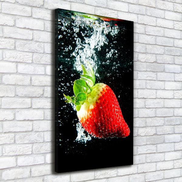 Print pe pânză Strawberry sub apa