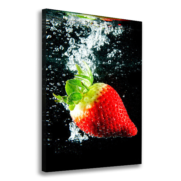 Print pe pânză Strawberry sub apa