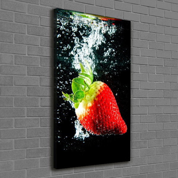 Print pe pânză Strawberry sub apa