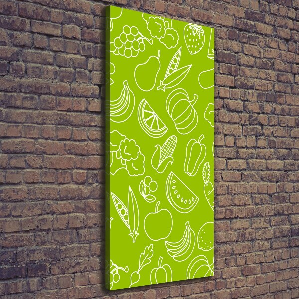 Tablou canvas Legume si fructe