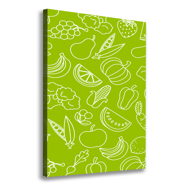 Tablou canvas Legume si fructe
