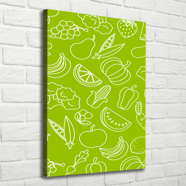 Tablou canvas Legume si fructe