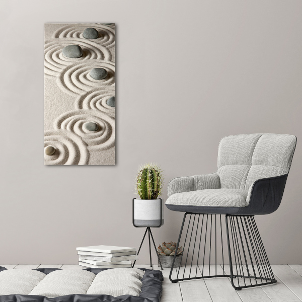 Imprimare tablou canvas Pietrele pe nisip