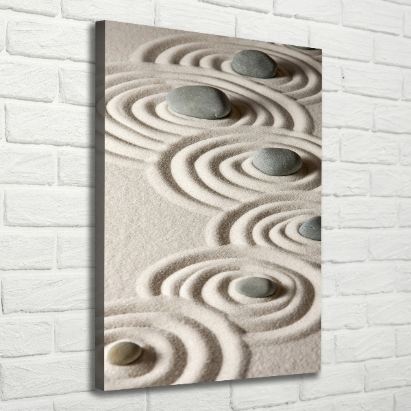 Imprimare tablou canvas Pietrele pe nisip