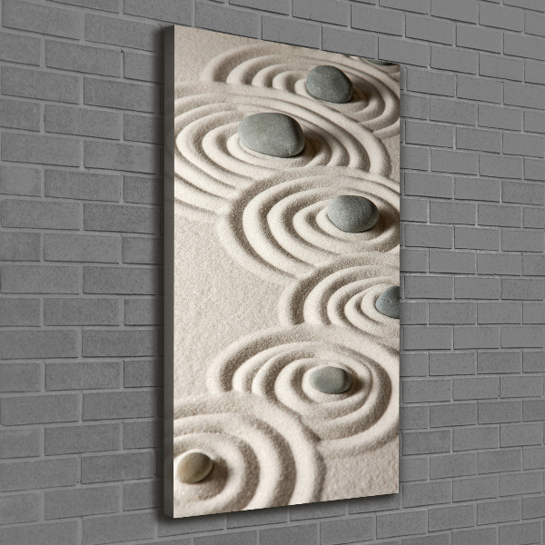 Imprimare tablou canvas Pietrele pe nisip