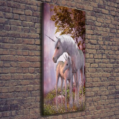 Tablou pe pânză canvas unicorni