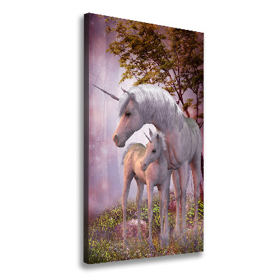 Tablou pe pânză canvas unicorni