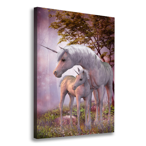 Tablou pe pânză canvas unicorni