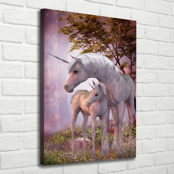 Tablou pe pânză canvas unicorni