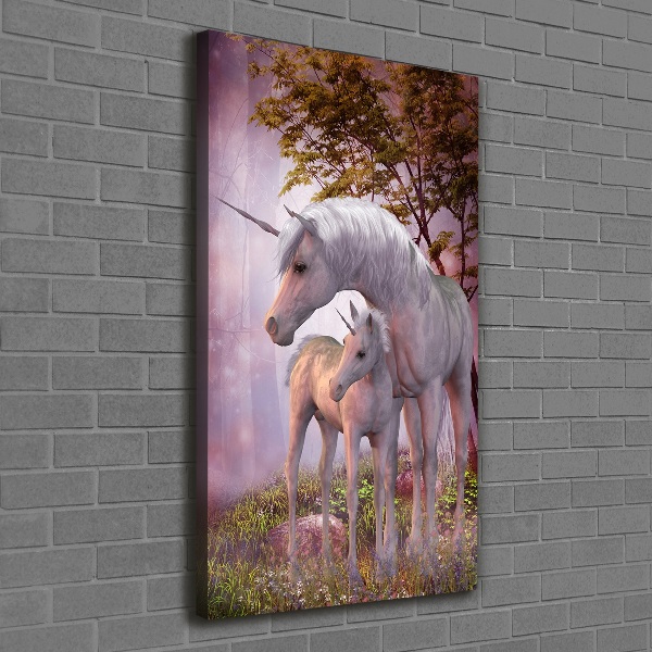 Tablou pe pânză canvas unicorni